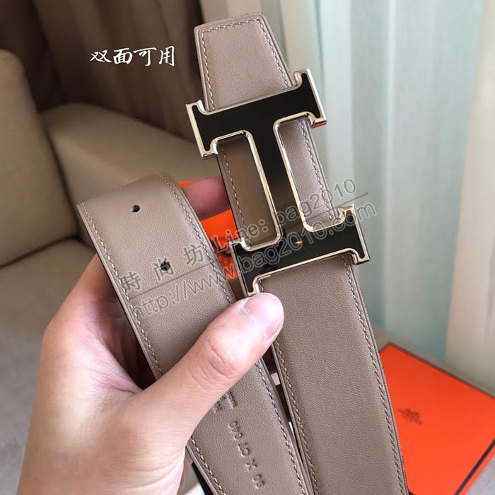 HERMES皮帶 雙面進口小牛皮 愛馬仕男腰帶  hgh1898